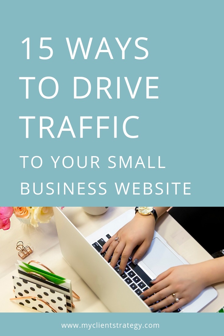 drive traffic to small business website
