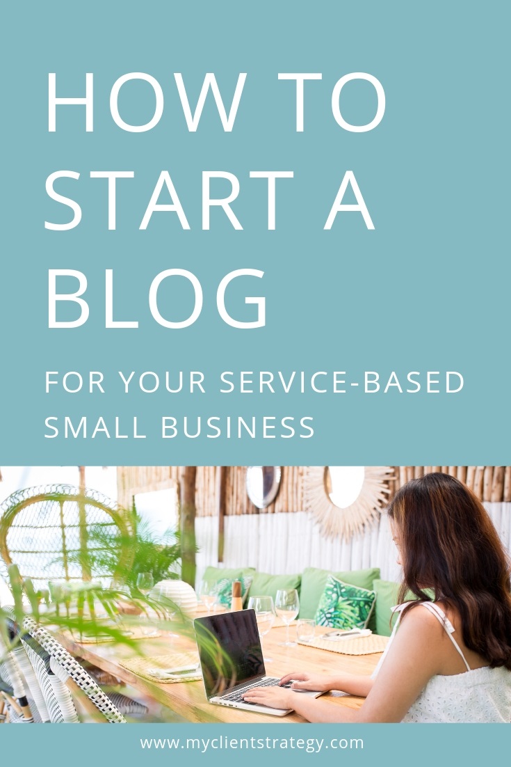 How to start a blog for your service based small business
