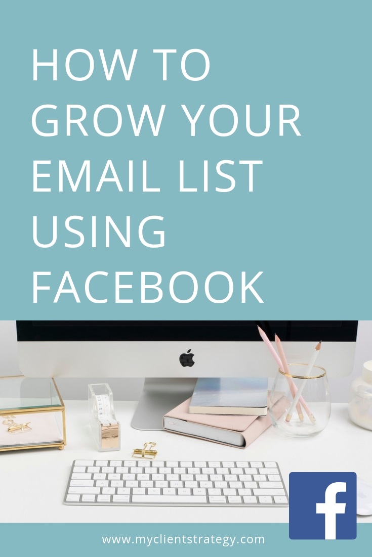 how to grow your email list using facebook