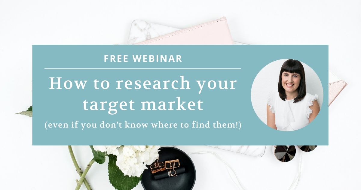Free webinar How to research your target market
