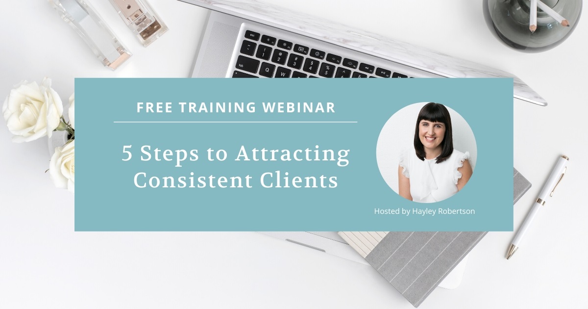 Free Webinar Attract Consistent Clients