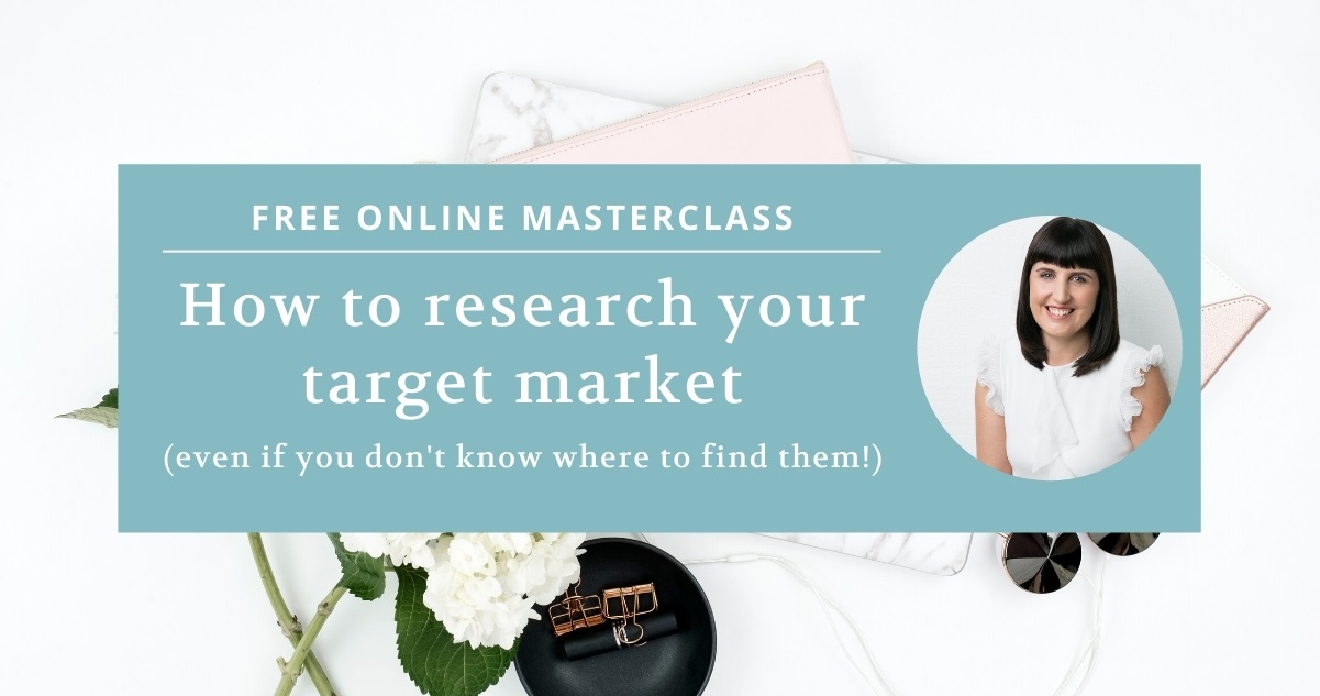Free Masterclass How to research your target market