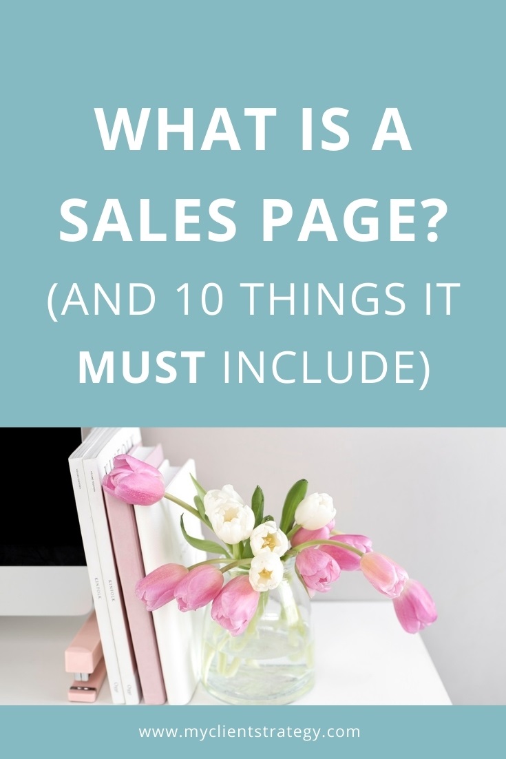 what is a sales page