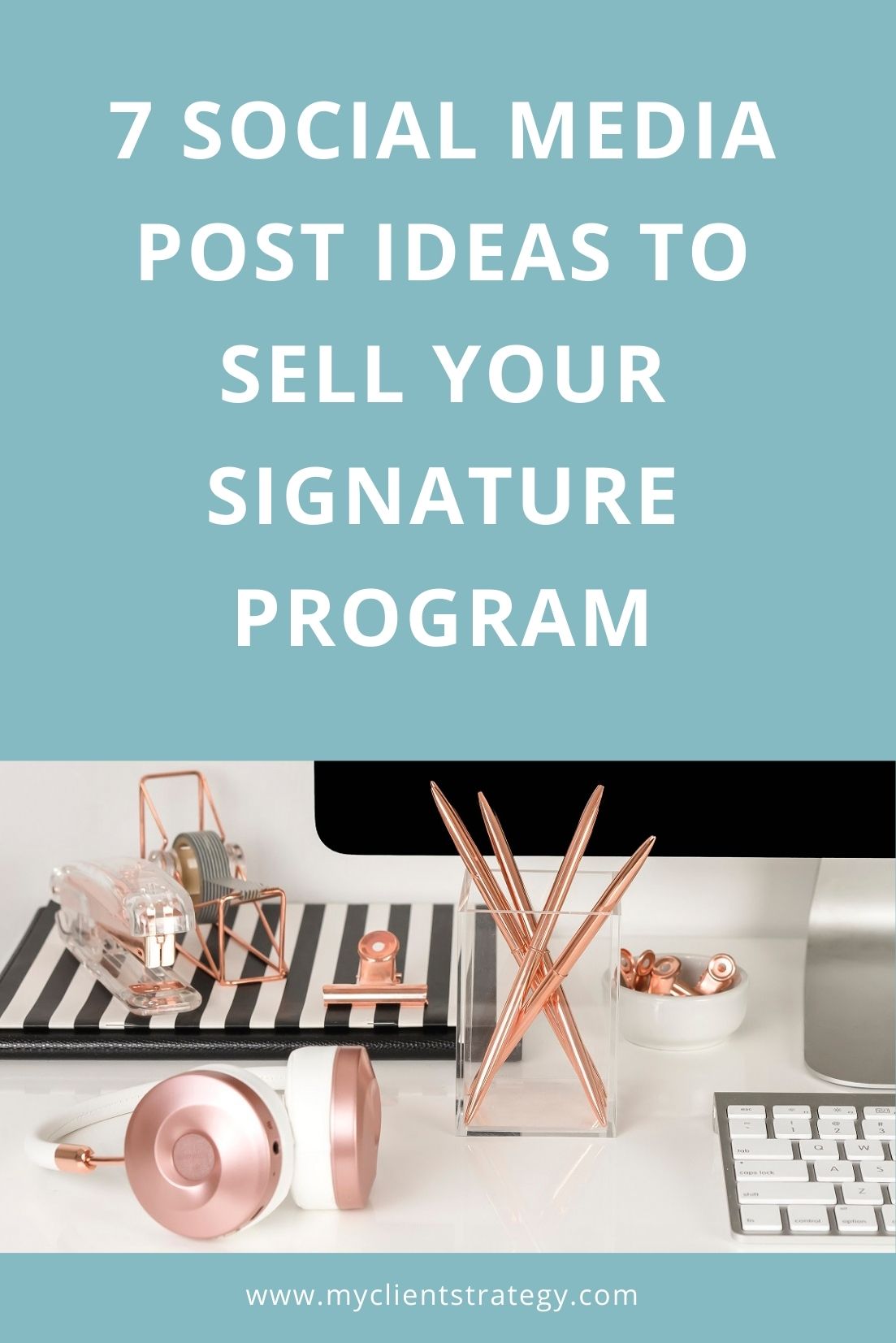 social media post ideas for your signature program