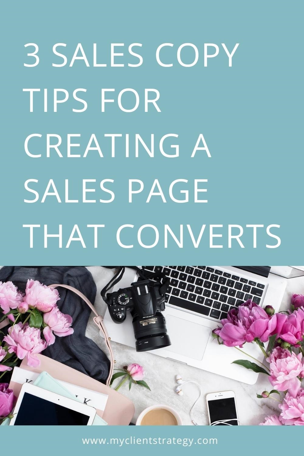3 Sales copy tips for creating a sales page that converts