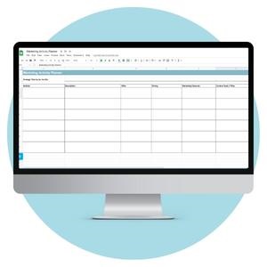 Marketing Activity Calendar