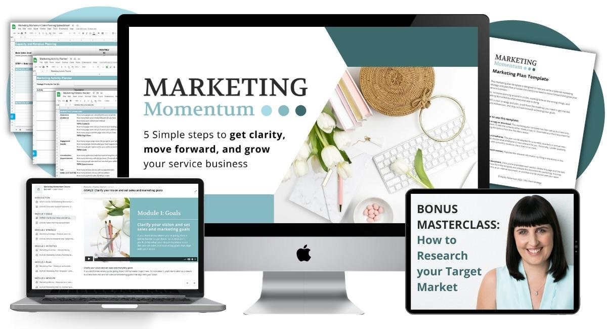 Marketing Momentum Course for Service Business Owners