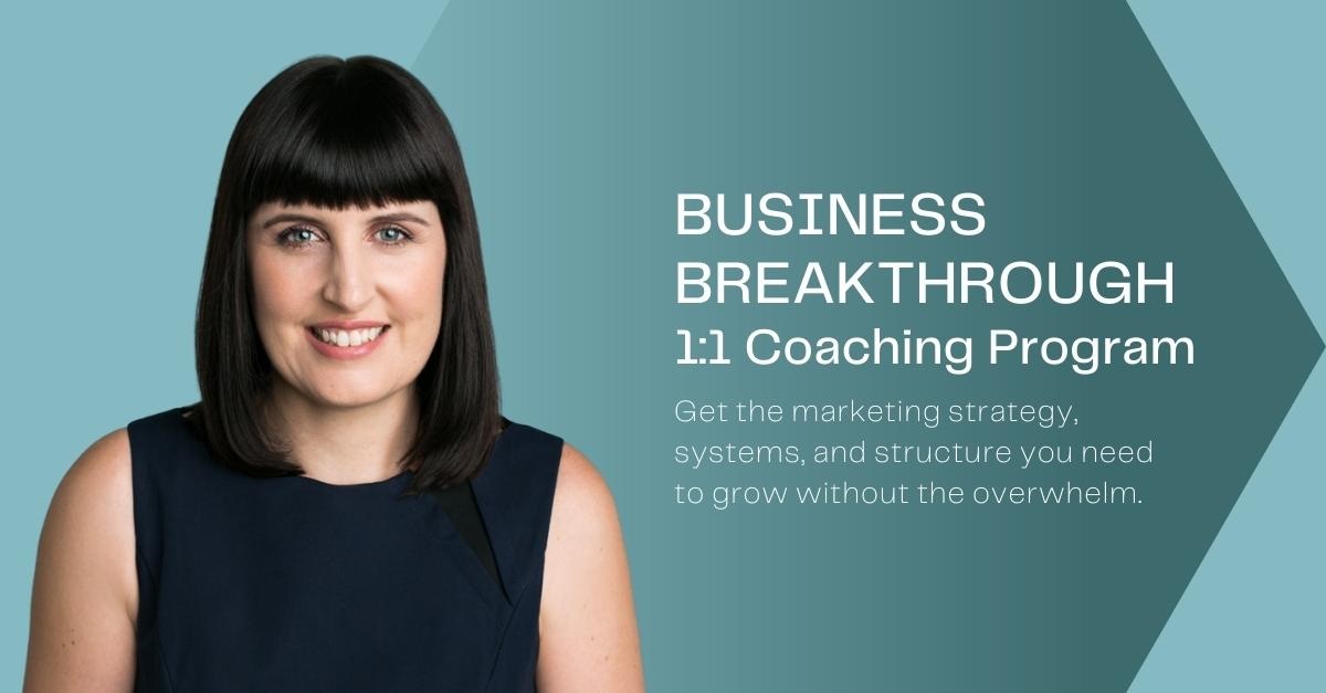 BUSINESS BREAKTHROUGH Coaching Program